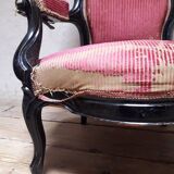 Voltaire armchair with rack and pinion XIX°