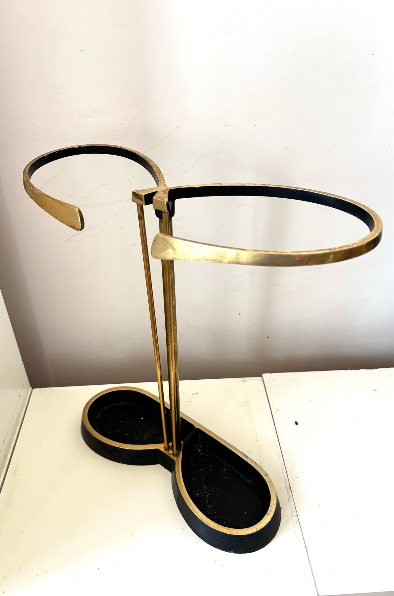 Bauhaus brass umbrella stand
