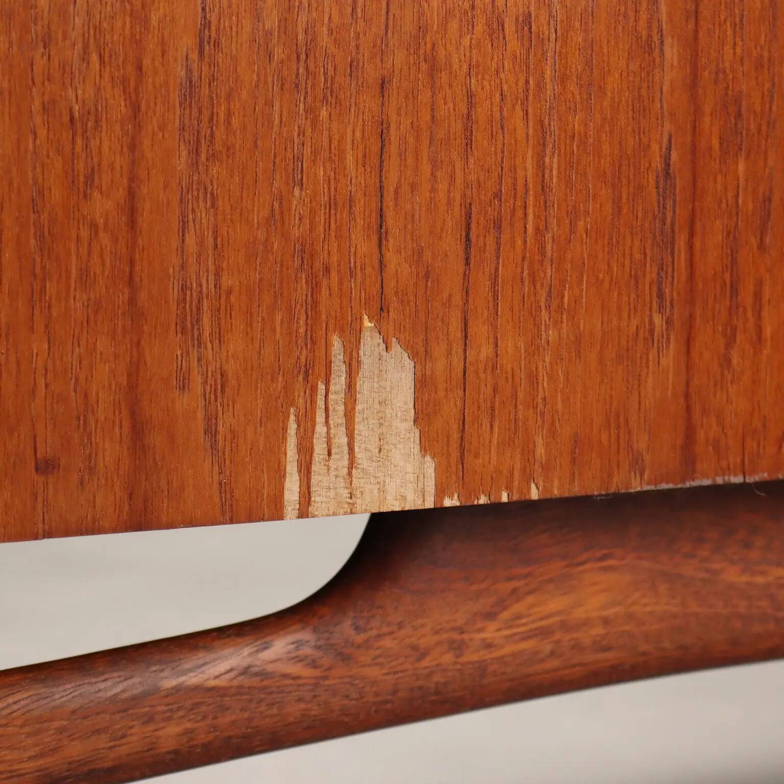Vintage teak enfilade, Italian design, 1960s.