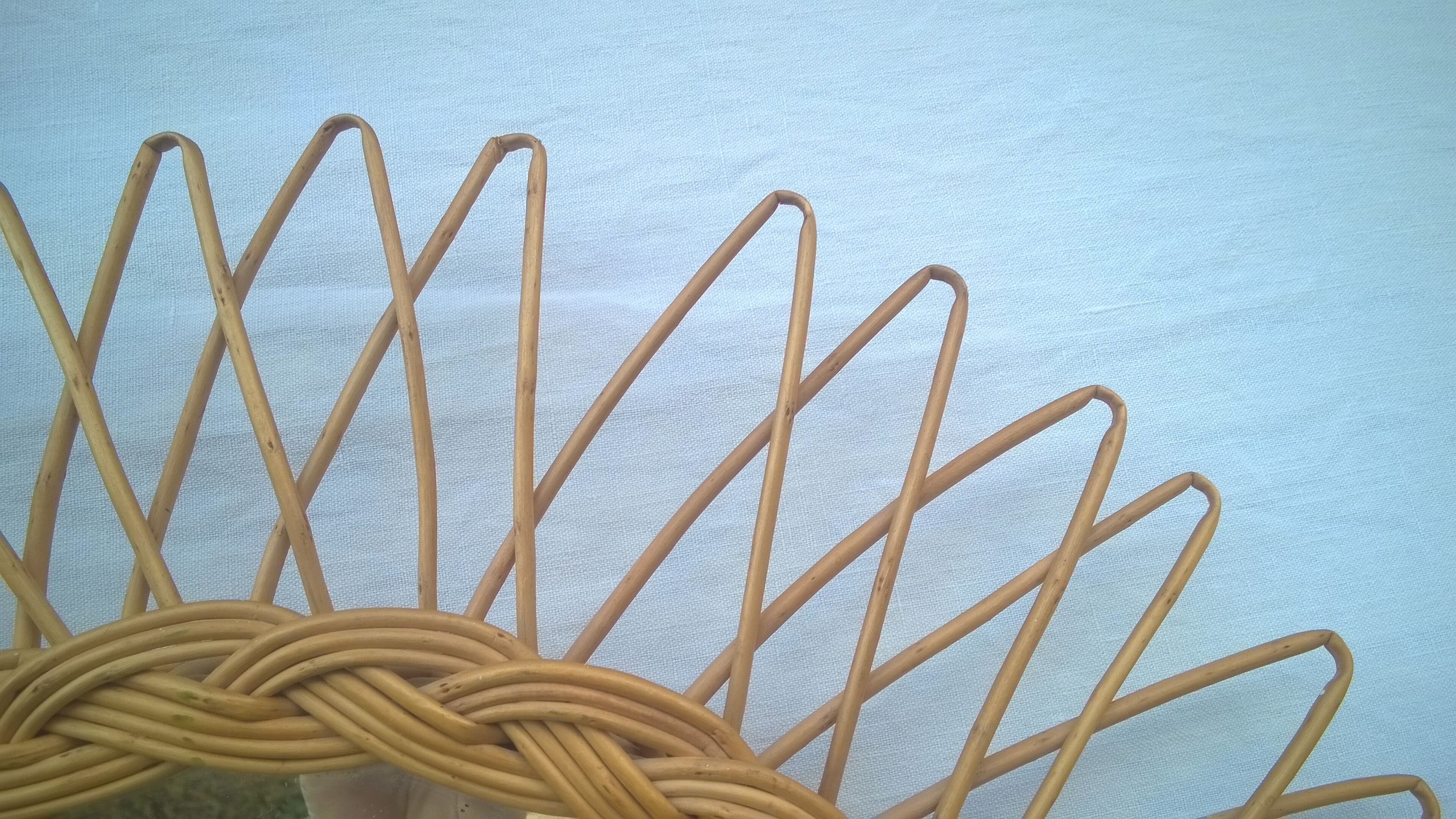Mirror sun rattan 40cm