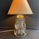 Schneider Glassworks - Important Lamp Foot - Molded Crystal - Conical with Godrons