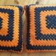 Lot 2 coussins vintage 70's
