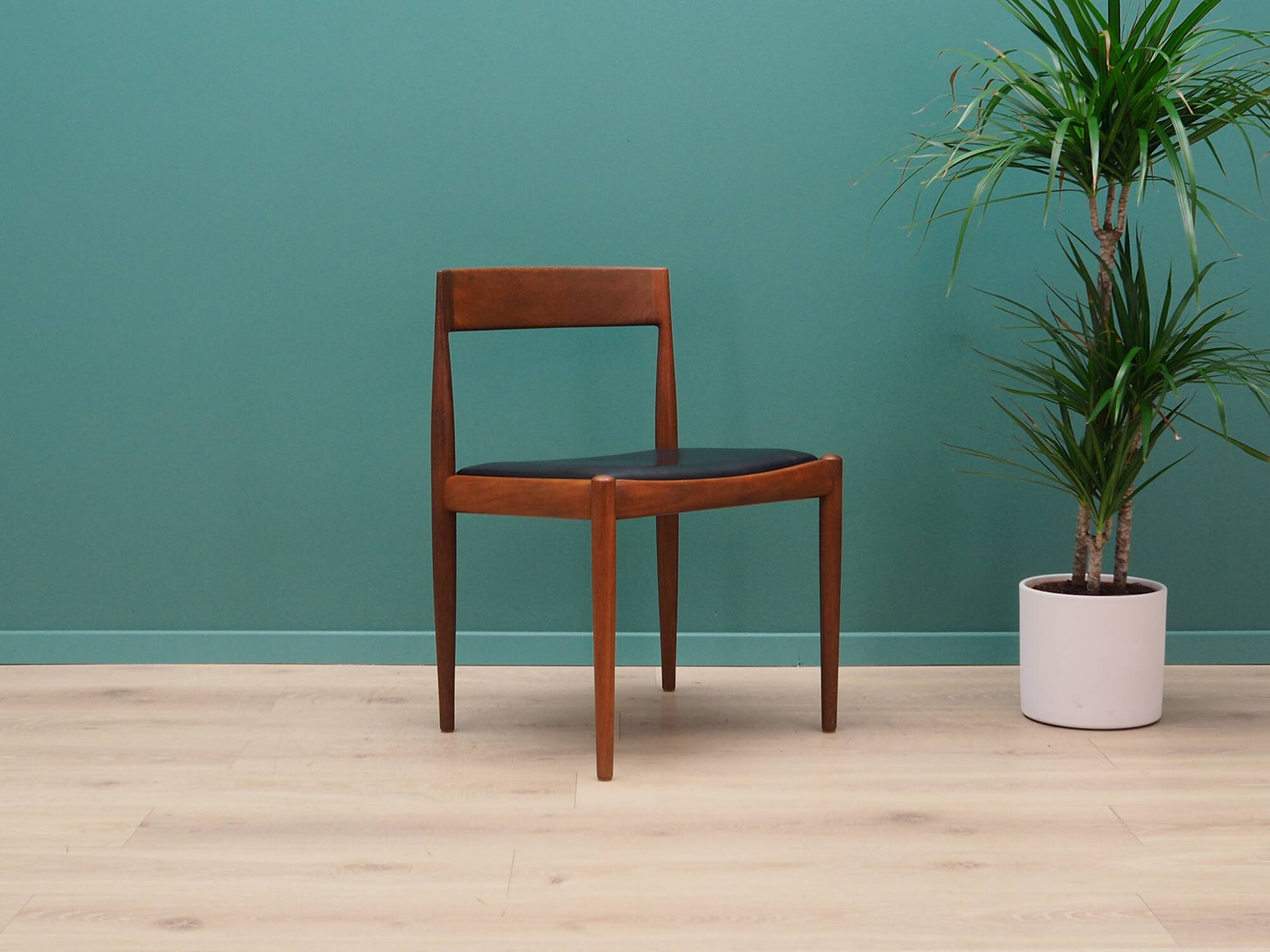 Set of four teak chairs, Danish design, 1970s, designer: Kai Kristiansen, m