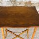 Large vintage side table in bamboo and rattan, circa 1930's