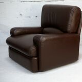 3-seater sofa and leather armchair, Steiner, France, circa 1970