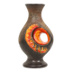 Rare Orange Fat Lava Vase West Germany Walter Gerhards 26cm