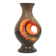Rare Orange Fat Lava Vase West Germany Walter Gerhards 26cm