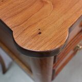 Dresser "Perruquière" in merisier, Louis XV style, early 20th