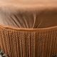 Napoleon III toad daybed in padded velvet 1950