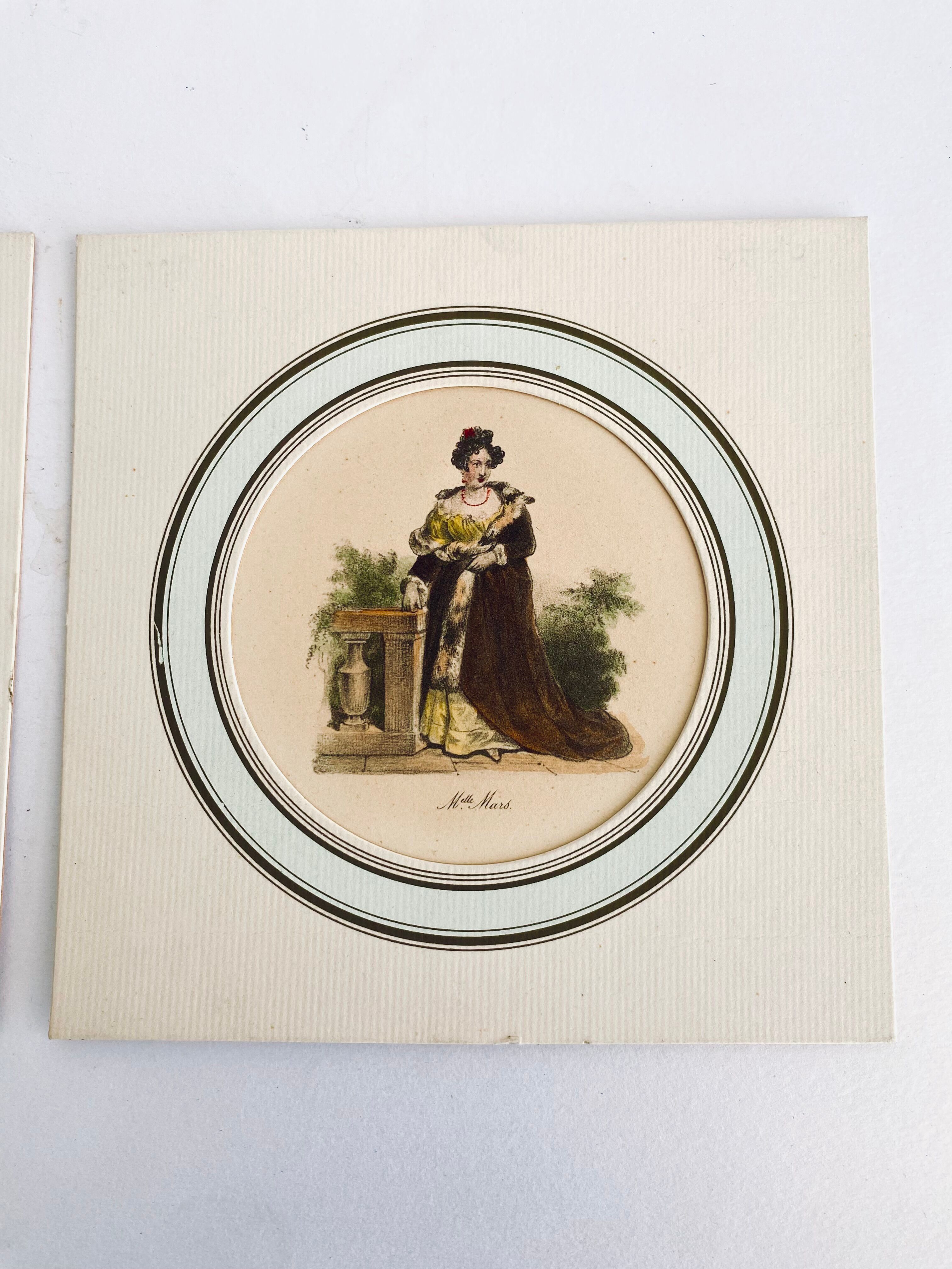 Duo engravings and mats