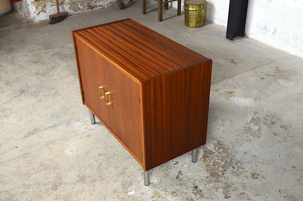 Furniture low Jeff design vintage 1960 mahogany
