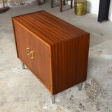 Furniture low Jeff design vintage 1960 mahogany