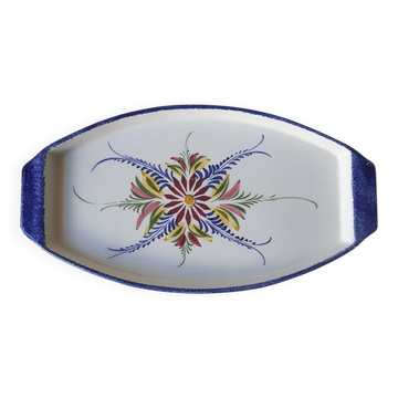 Plat à apéritif en faience bretonne
