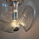 Midcentury Pendant "Wave" by Koch and Lowy for Peill & Putzler, 1960s