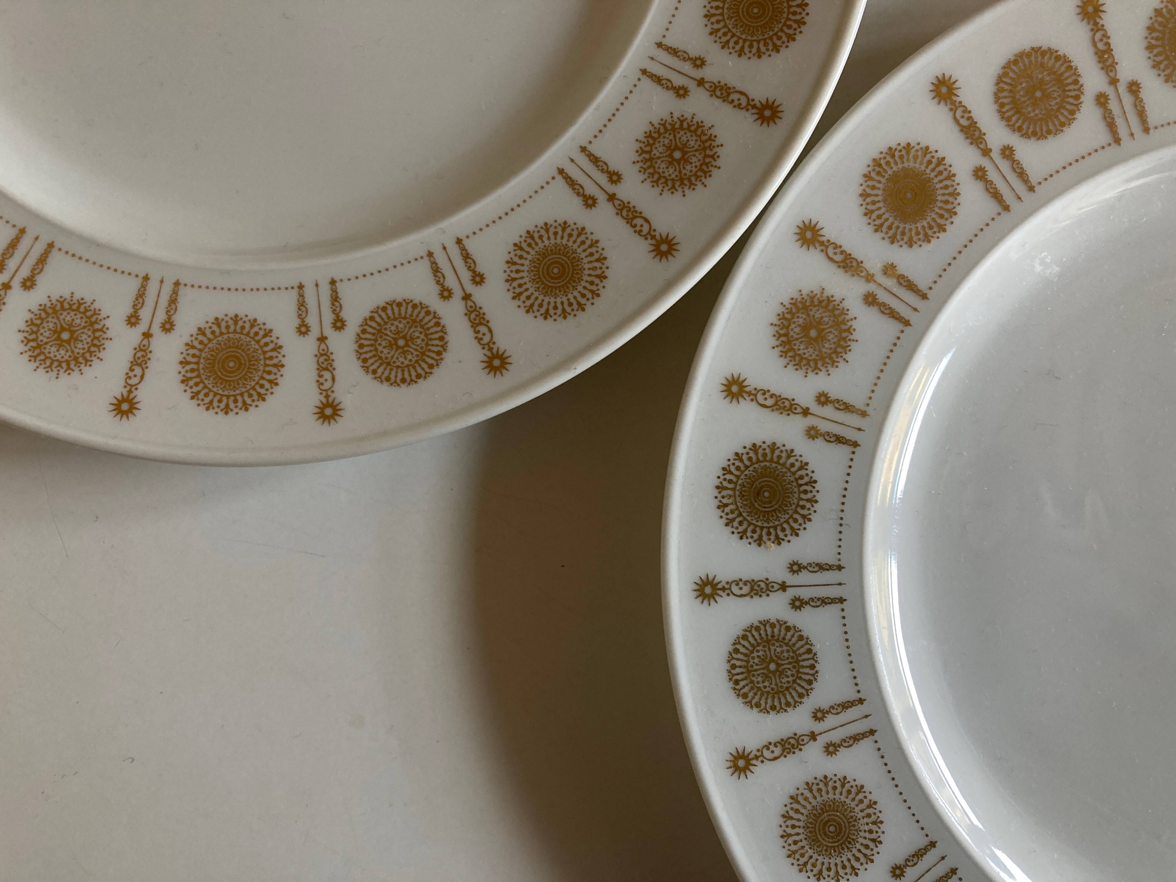 Set of 4 Bjorn Wiinblad Rosenthal plates 1960 Scandinavian