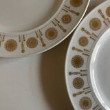 Set of 4 Bjorn Wiinblad Rosenthal plates 1960 Scandinavian