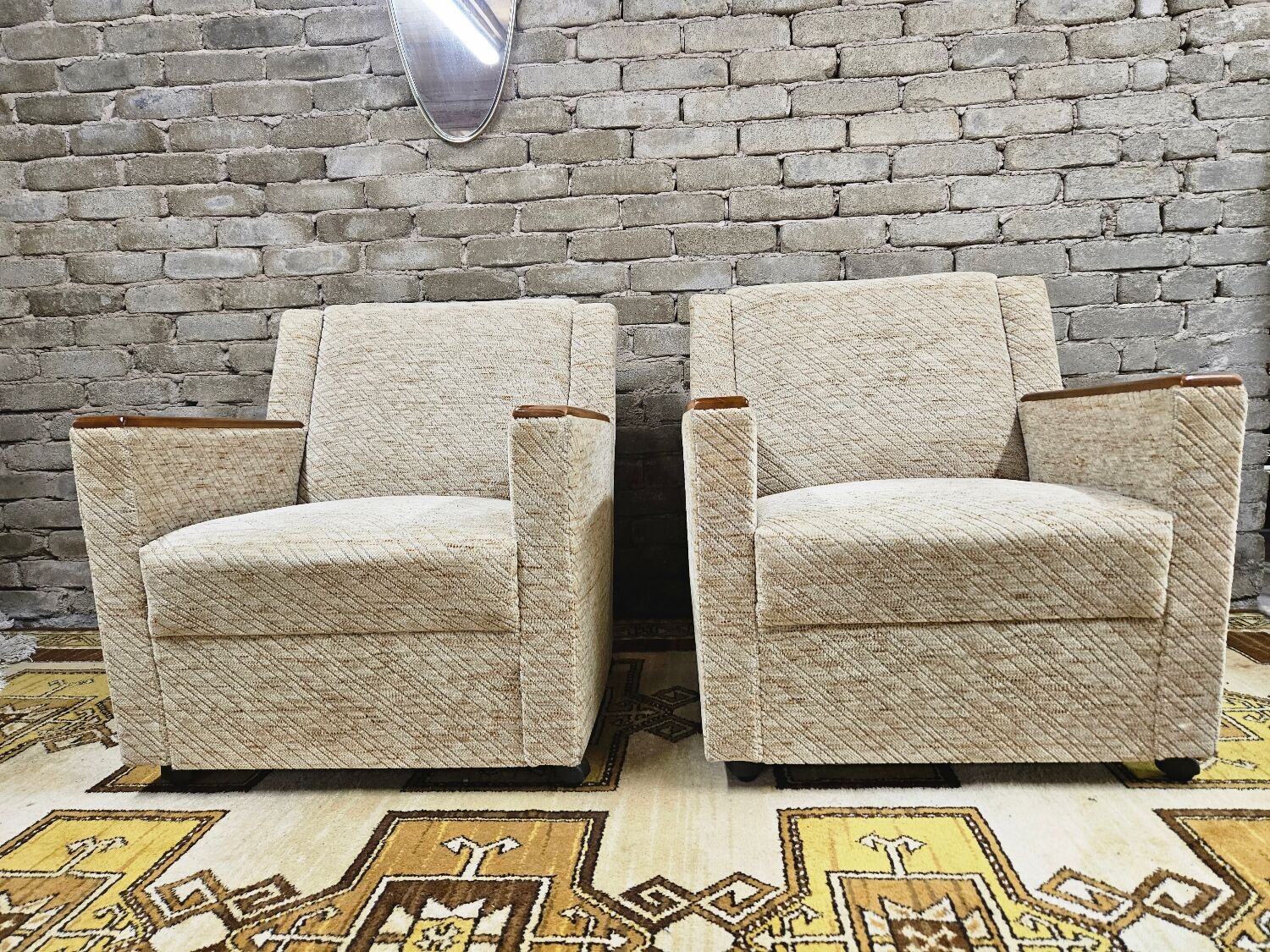 Pair of vintage armchairs