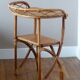 Rattan and bamboo 70's bedside