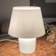 Lampe de table en verre Ikea Gavik vintage années 90