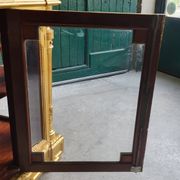 Louis xvi display cabinet in gilded wood