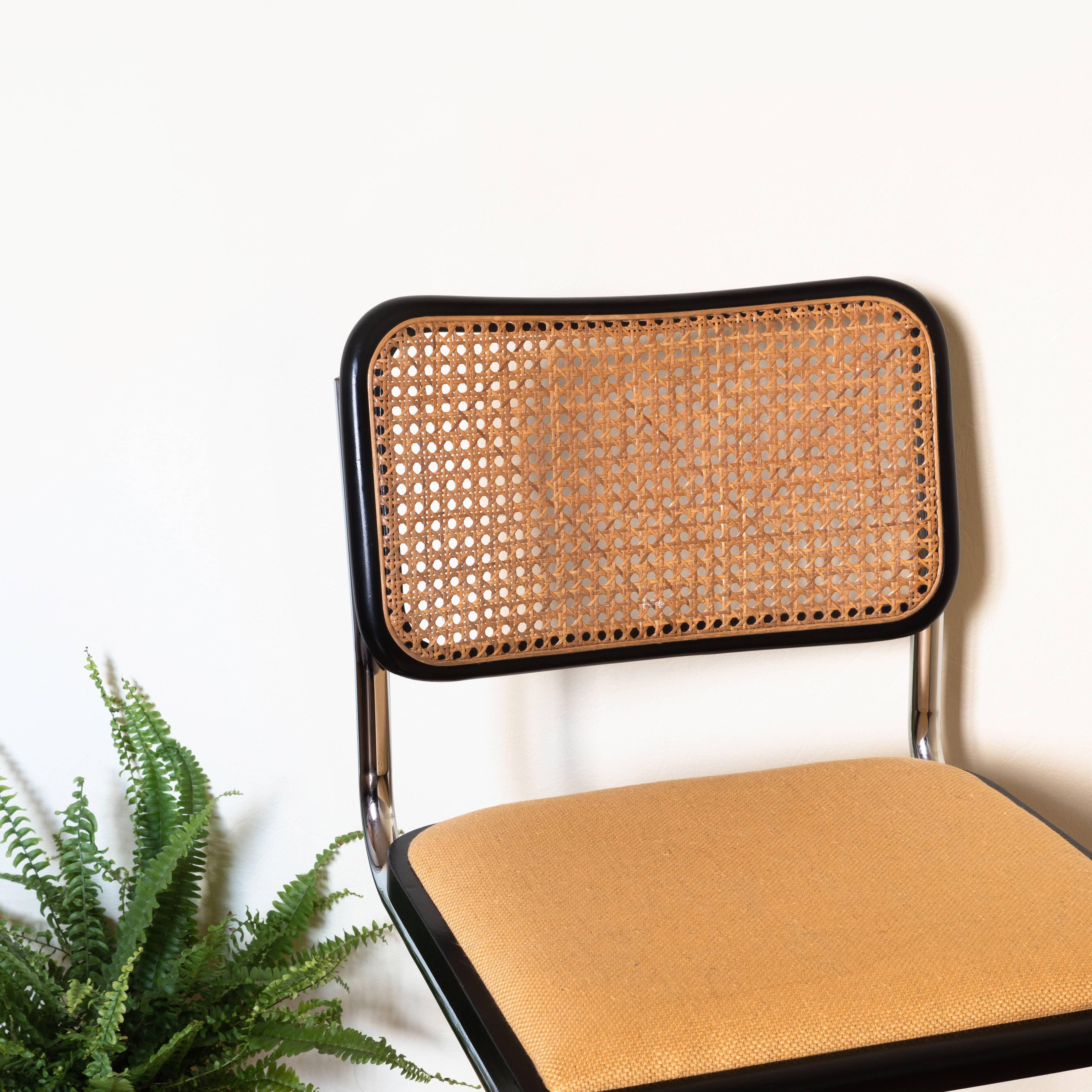 Chair Marcel Breuer Cesca B32 yellow