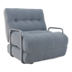 1970s convertible chrome armchair in bouclé ,czechoslovakia