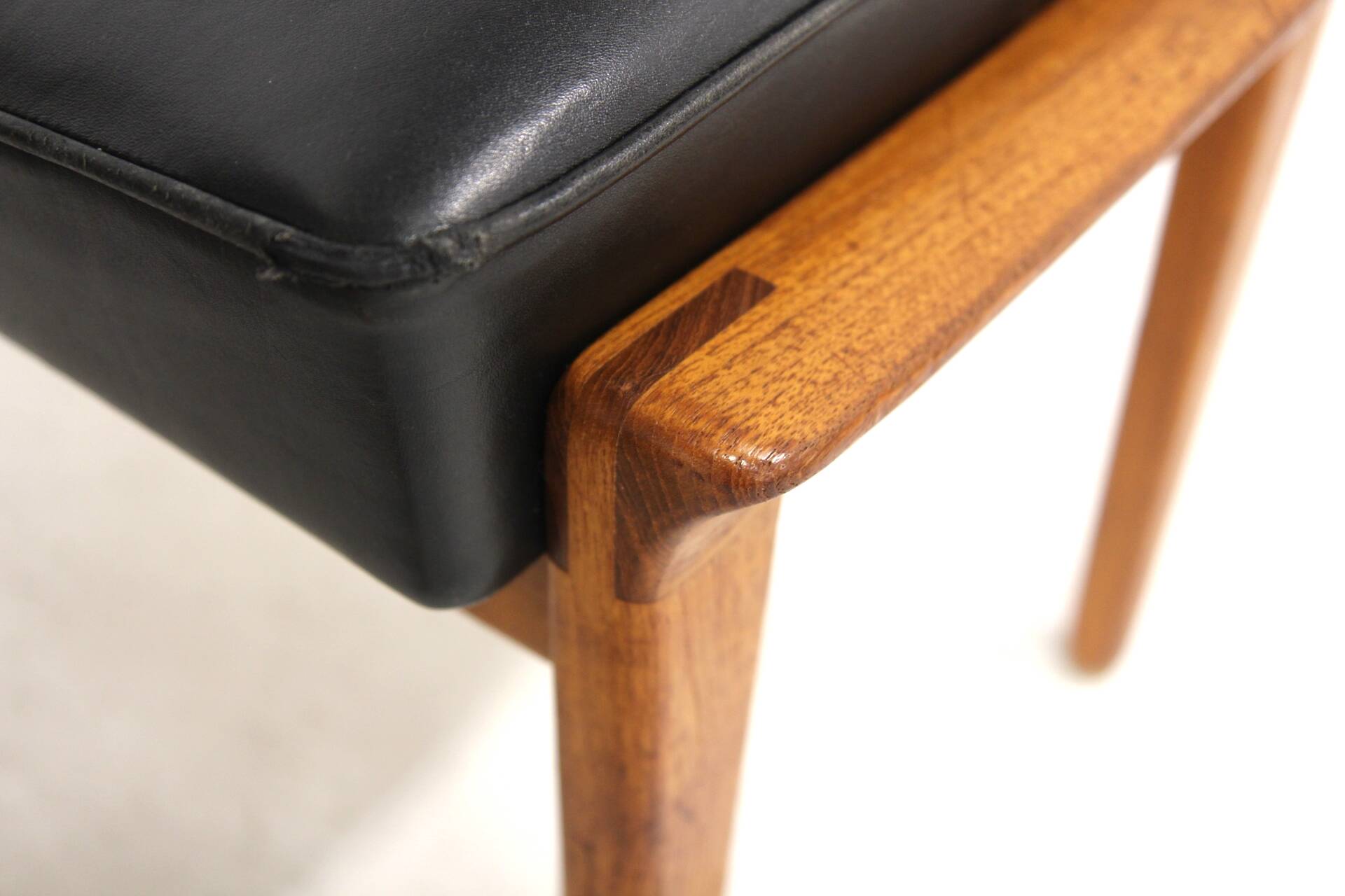 Scandinavian leather armchair, Bröderna Andersson, Sweden, 1960