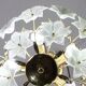 Grace Kelly, Delicious Murano Ceiling Light White Flowers, 1980