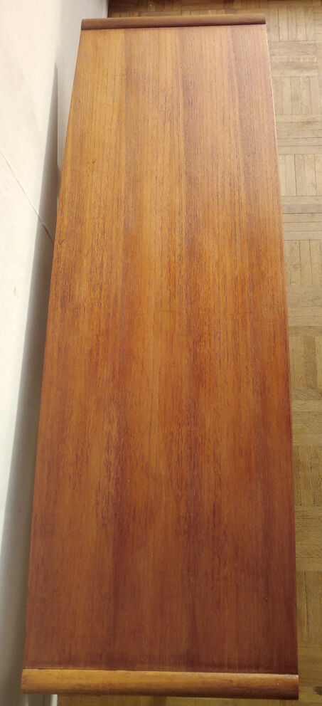 Table basse en teck des années 1960