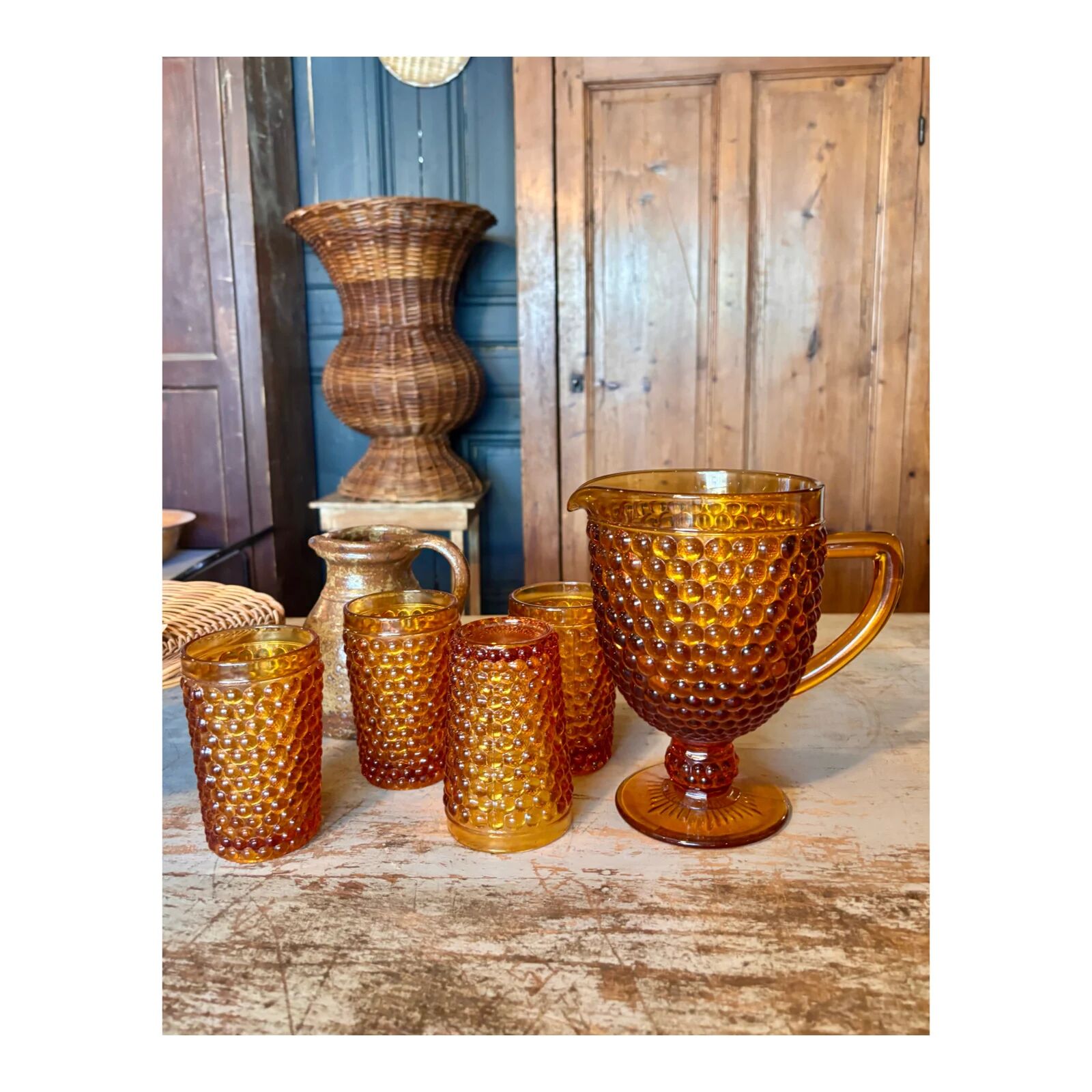 Vintage lemonade set