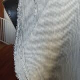 Blue vintage striped fabric