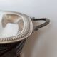 Plateau vintage en métal argenté - plat à rôtir en argent - design classique - Italie - années 1950