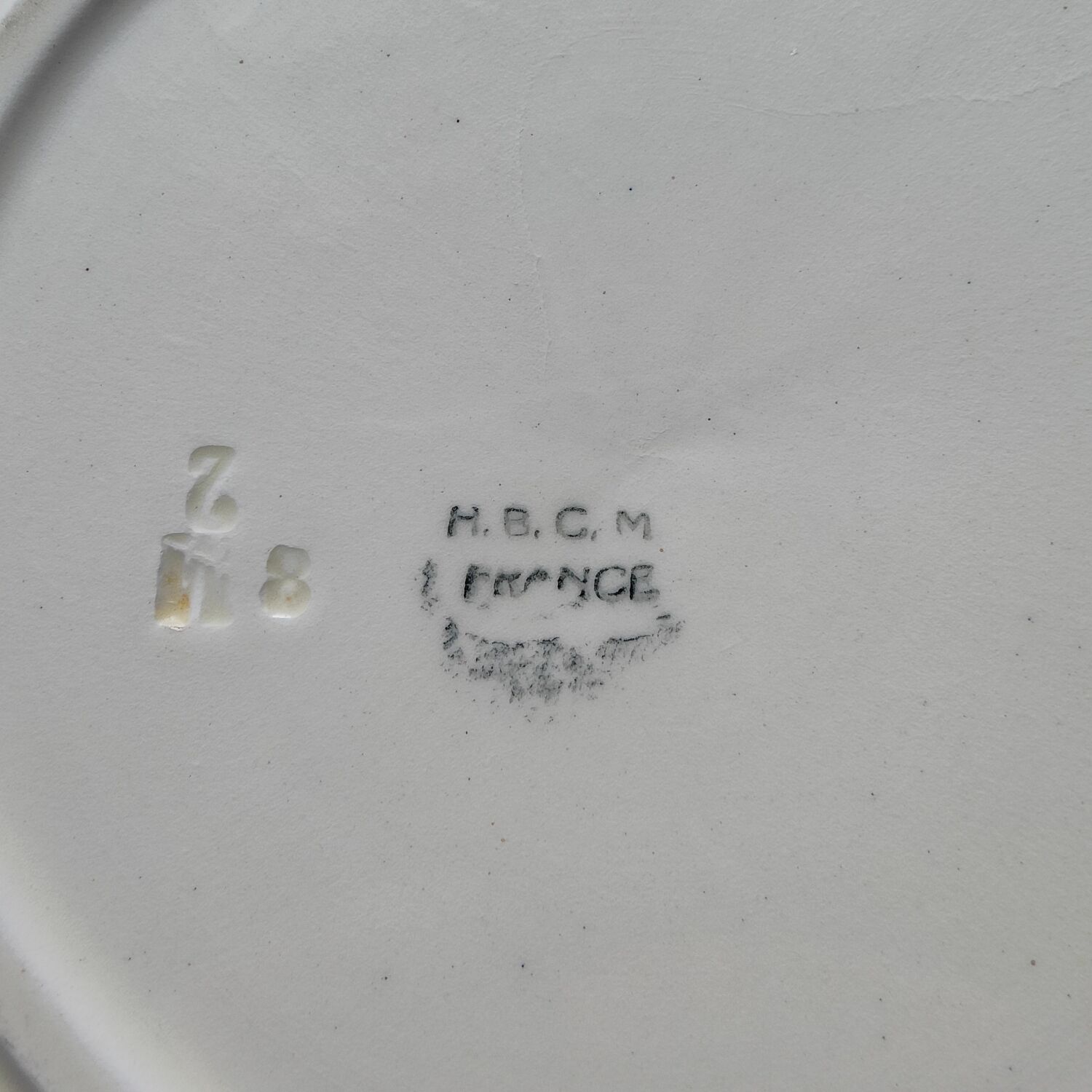 Deep dish Creil Montereau