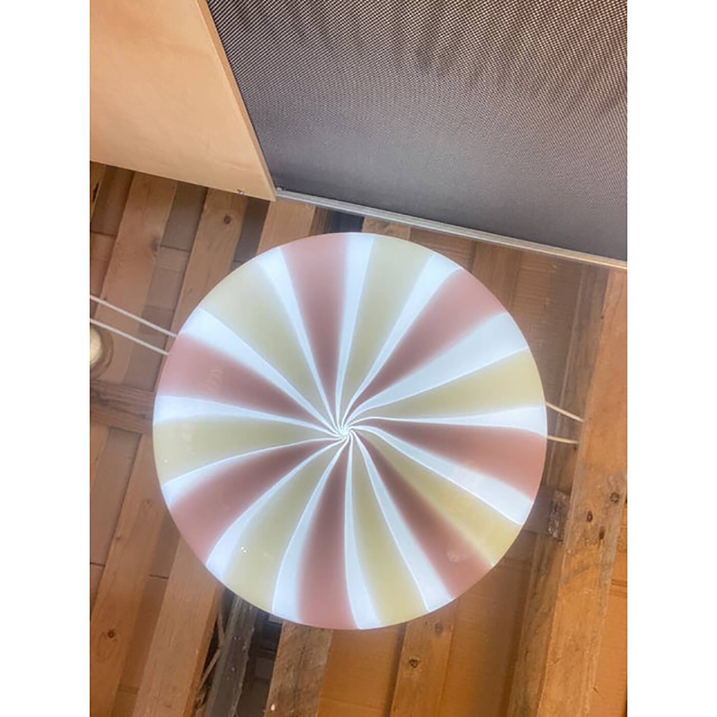 Contemporary Glass Multicolors Pendant Italian