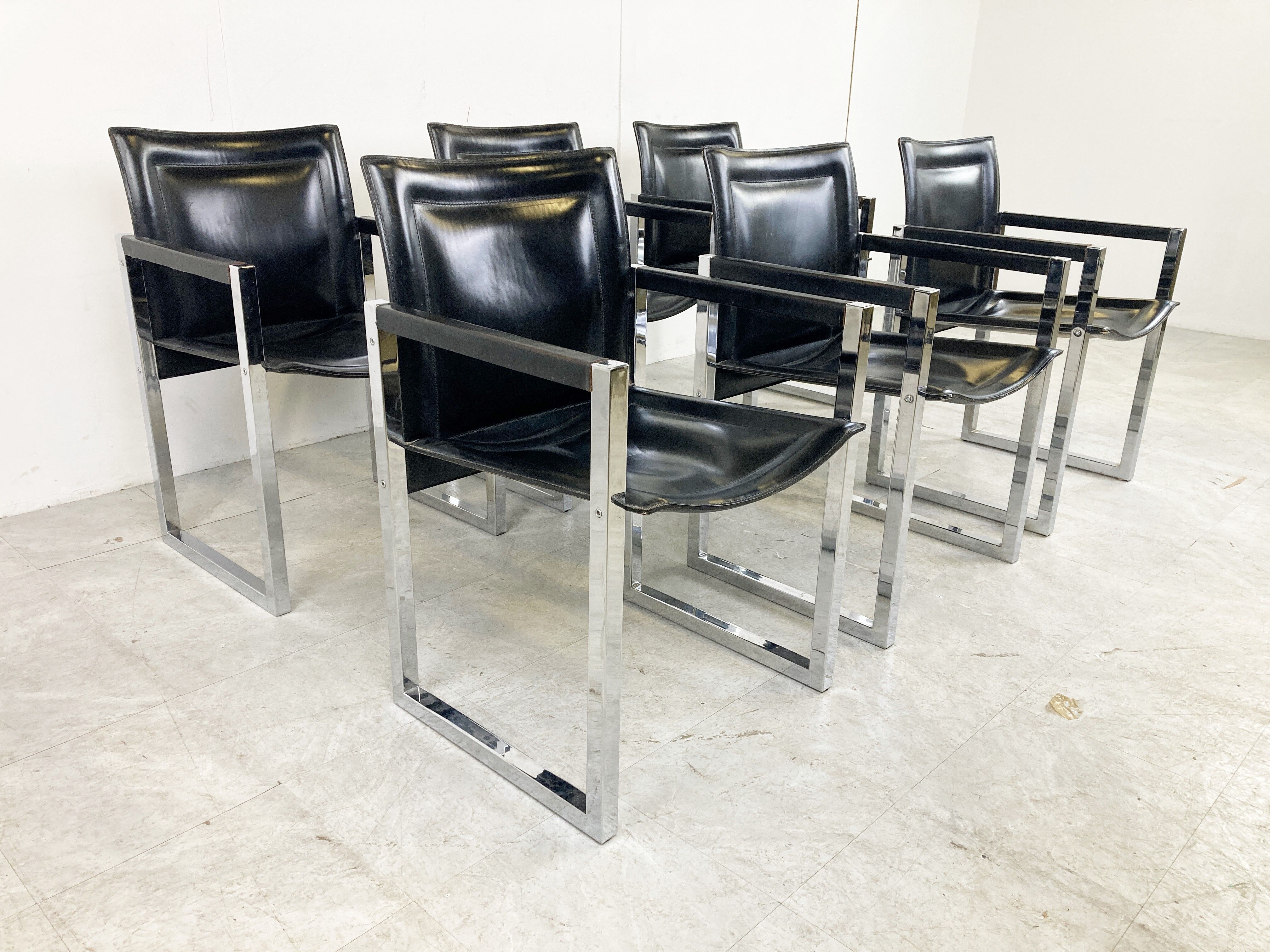 Vintage dining chairs by Arrben 1980s