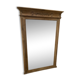 Aerogummed solid wood mirror
