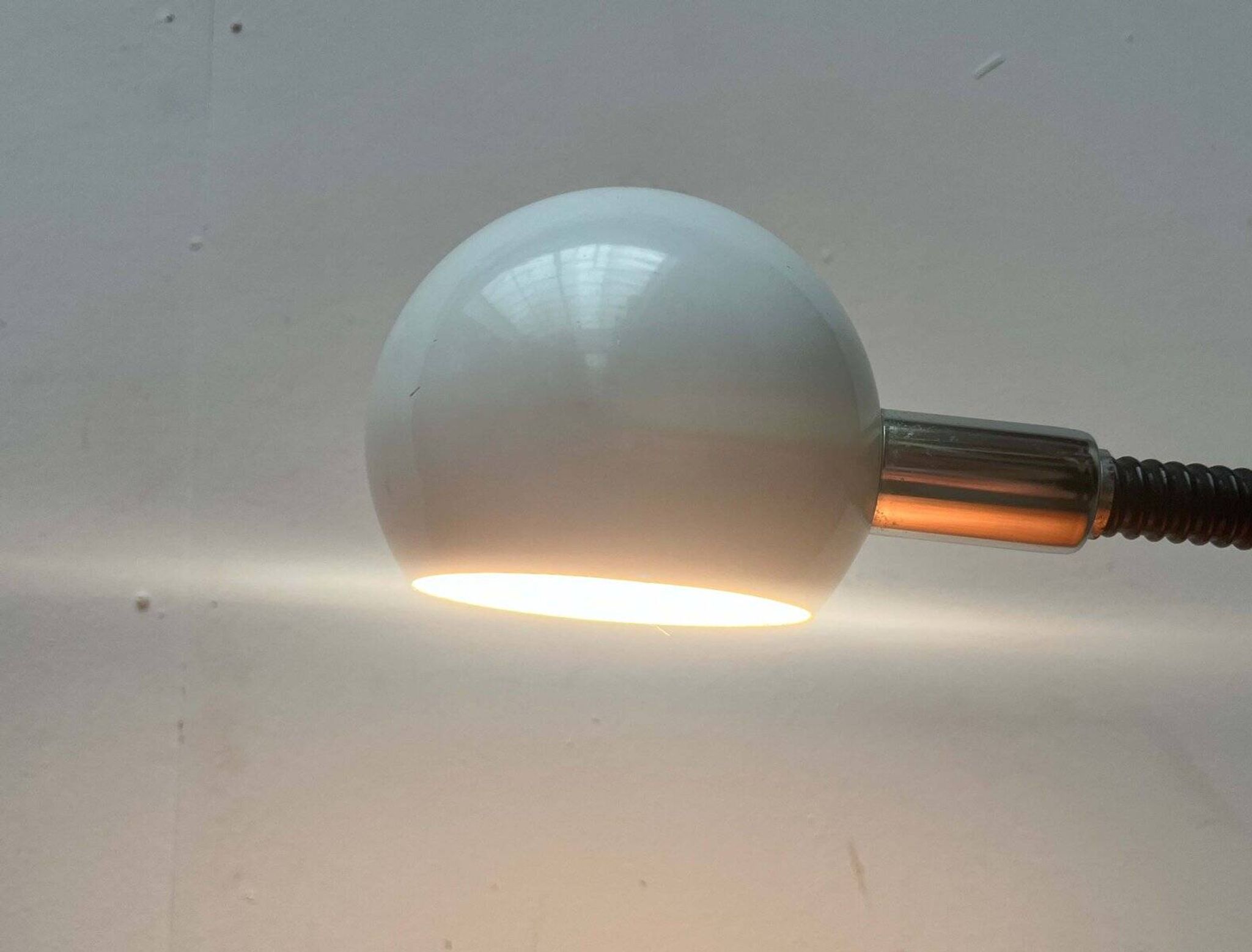 Cobra Snake clamp table lamp from the space age, 1970s