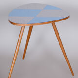 Midcentury table, beech, umakart, well-preserved condition, Czechia, 1950s