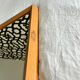 Mid-century oak large mirror