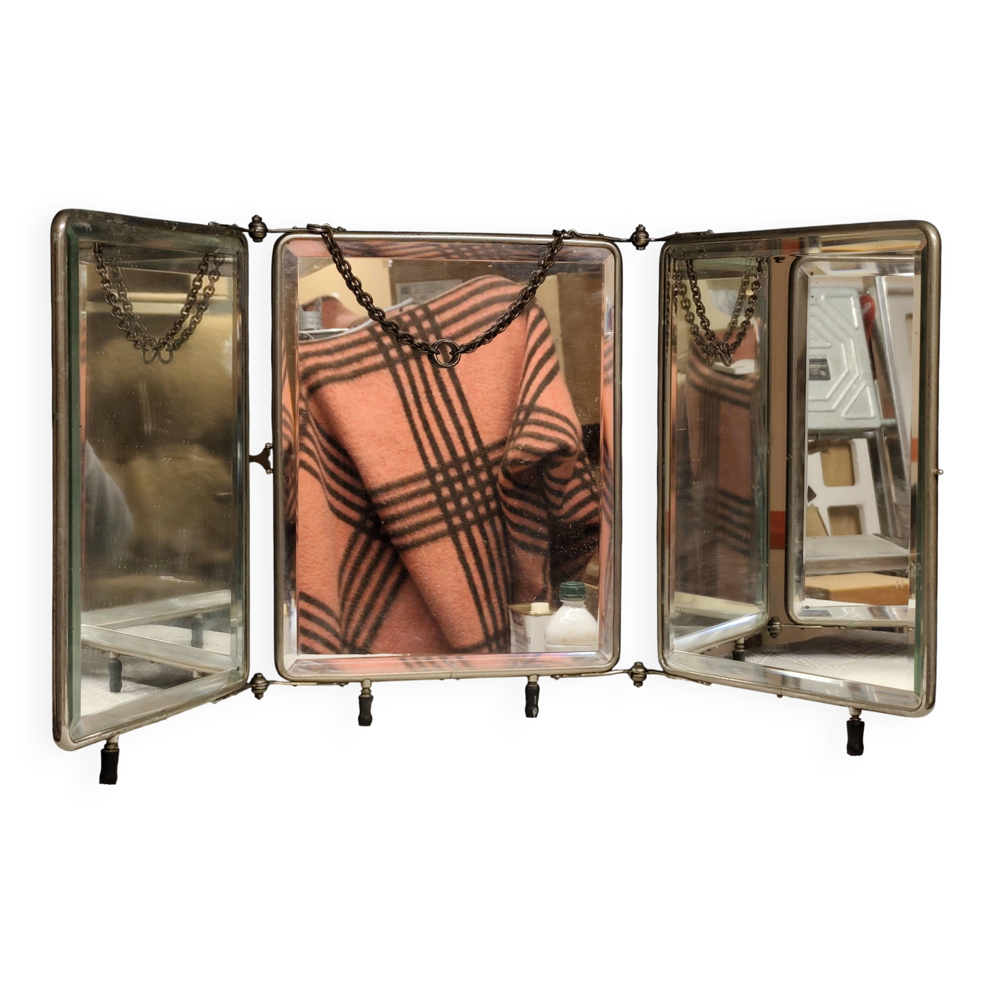 Large tryptic barber mirror