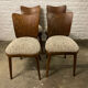 Chaises vintage en bois