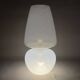 Large mushroom table lamp in Murano glass, Fabbian design, Space Age 1970s.