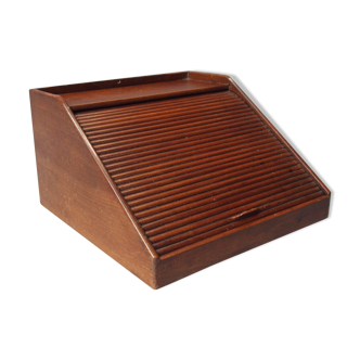 Walnut office storage box