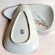 Duo de raviers porcelaine Royal Limoges vintages forme libre