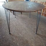 Oval rosewood table