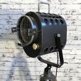 Projecteur de théâtre sur trépied vintage, années 1960
