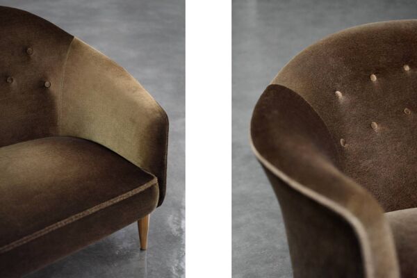 Vintage Mid-Century Scandinavian Modern Paradiset Sofa by NK