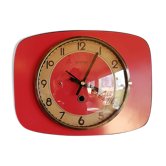Vintage clock, "Manufrance Rouge" wall clock
