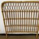 Vintage bamboo and rattan headboard