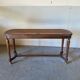 Louis XVI style 2-seater caned piano bench